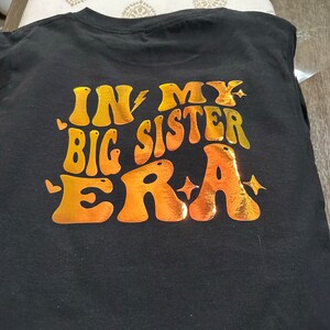 In My Big Sister Era Svg,png,big Sister Shirt Svg,funny Toddler Svg,big ...