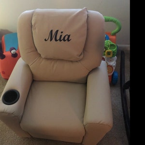 Child recliner with name deals