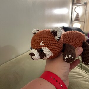 レッサーパンダのゼダ - かぎ針編みチュートリアル（フランス語/英語