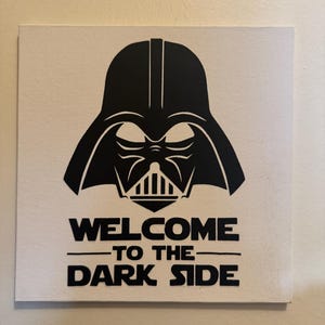 STAR WARS SVG、Welcome to the Dark Side svg、ダース・ベイダー svg 