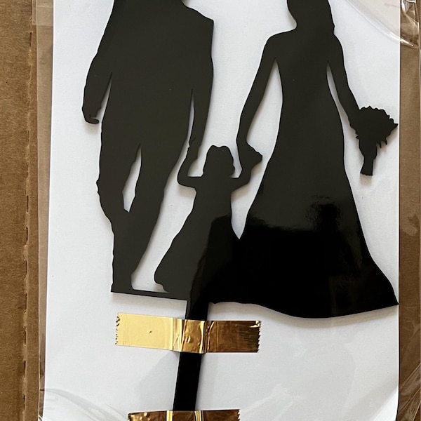 Wedding Couple With Daughter Cake Topper Wedding Cake Topper Bridal wedding-couple-with-daughter-cake-topper-wedding-cake-topper-bridal