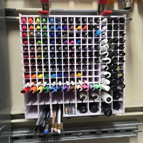 Art Marker Storage Rack, PCV Foam Board, Holds 120-240 Markers - Etsy
