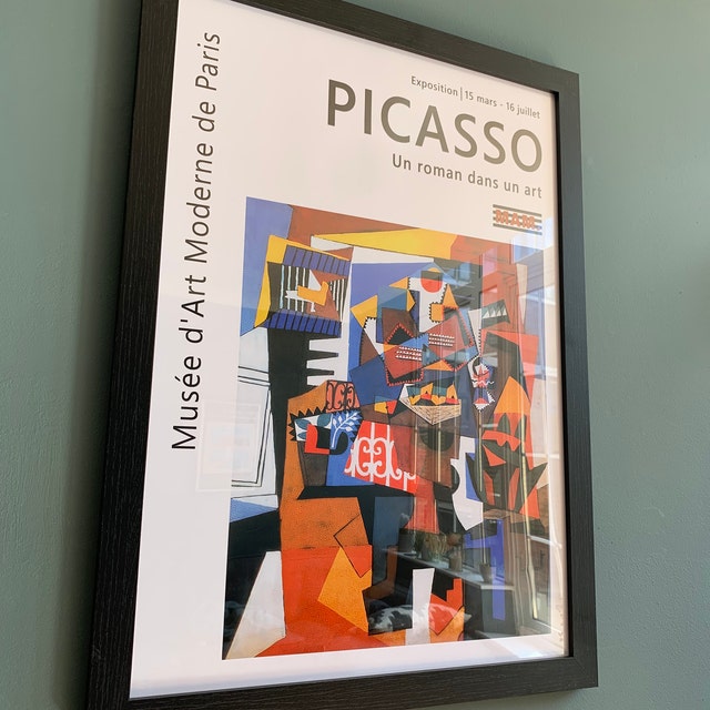 アート・デザイン・音楽 Picasso posters Picasso Exhibition Poster, Cubism Print, Abstract Art Poster