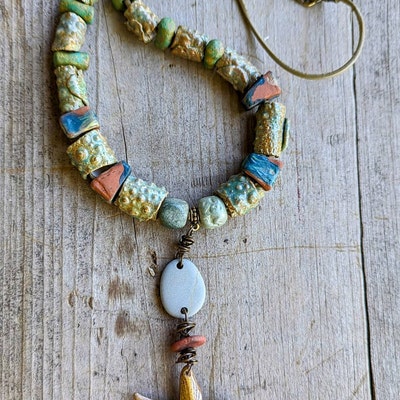 Crystal Bead Garland Beachy Home Decor, Mermaid Coastal Christmas Tree