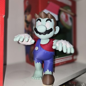 3D Printed Zombie Mario: Halloween Nintendo Fan Art Collectible - Etsy