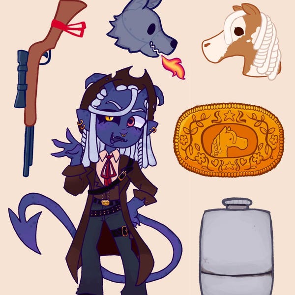 Sticker Drawing Oc Custom OC Six Sticker Pack! - Etsy