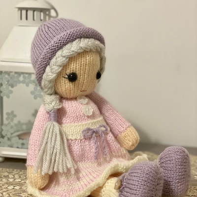 Little Yarn Dolls: Method 2/ Doll Knitting Pattern / Toy Knitting ...