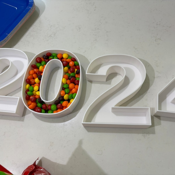 2026 Fillable Number Charcuterie Tray | Custom Number Display for ...