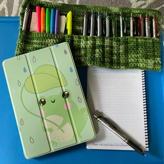 Frog iPad Case Kawaii Green iPad 10.2 9.7 Pro 11 10.5 12.9