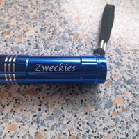 50 Kugelschreiber Aus Metall Mit Gravur – Farbe Türkis, Aluminium, Blauschreibend