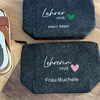Personalisierte Kulturtasche 'SUPERMAMA' – Kosmetiktasche Aus Leinenartigem Stoff, 15 X 24 Cm, Mit Reißverschluss