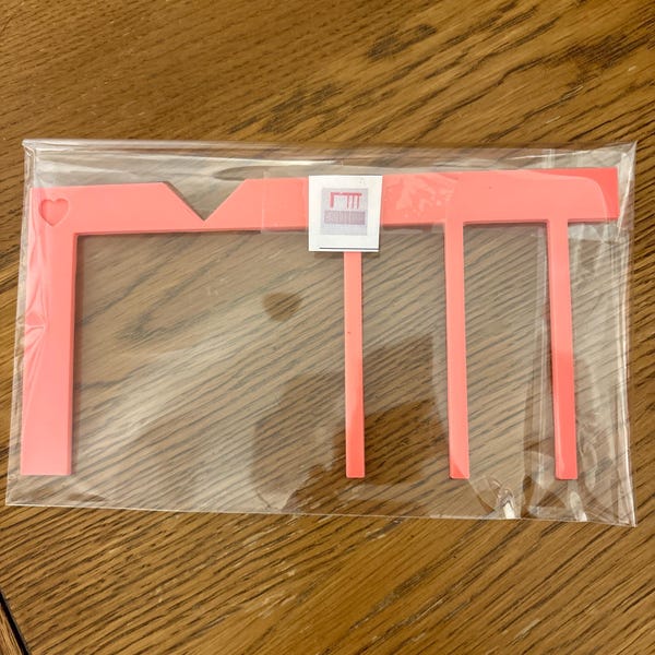 T Spacer for Bookbinding T Bar Guide Ruler Calendar Making Stencils ...