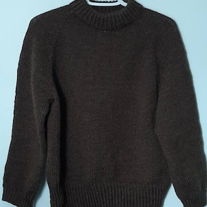 KNITTING PATTERN Chunky Knit Sweater Pattern Bulky Sweater | Etsy