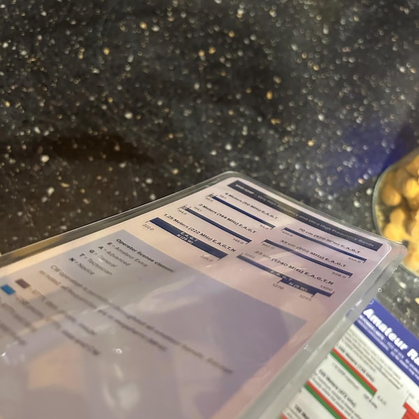 Laminated ARRL US Bands Frequency Charts Etsy