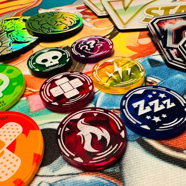 アクリルエフェクトトークン - TCGエフェクトトークン - Etsy 日本