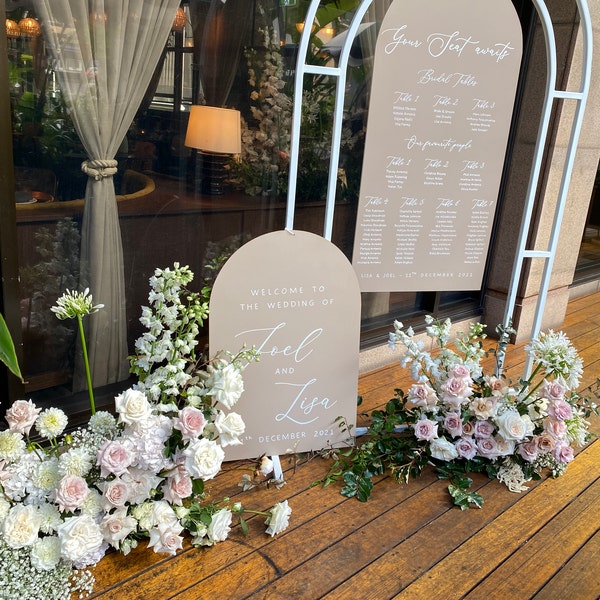 Large Arch Sign | Arch Wedding Sign | Arch Welcome Sign | Wood Wedding ...