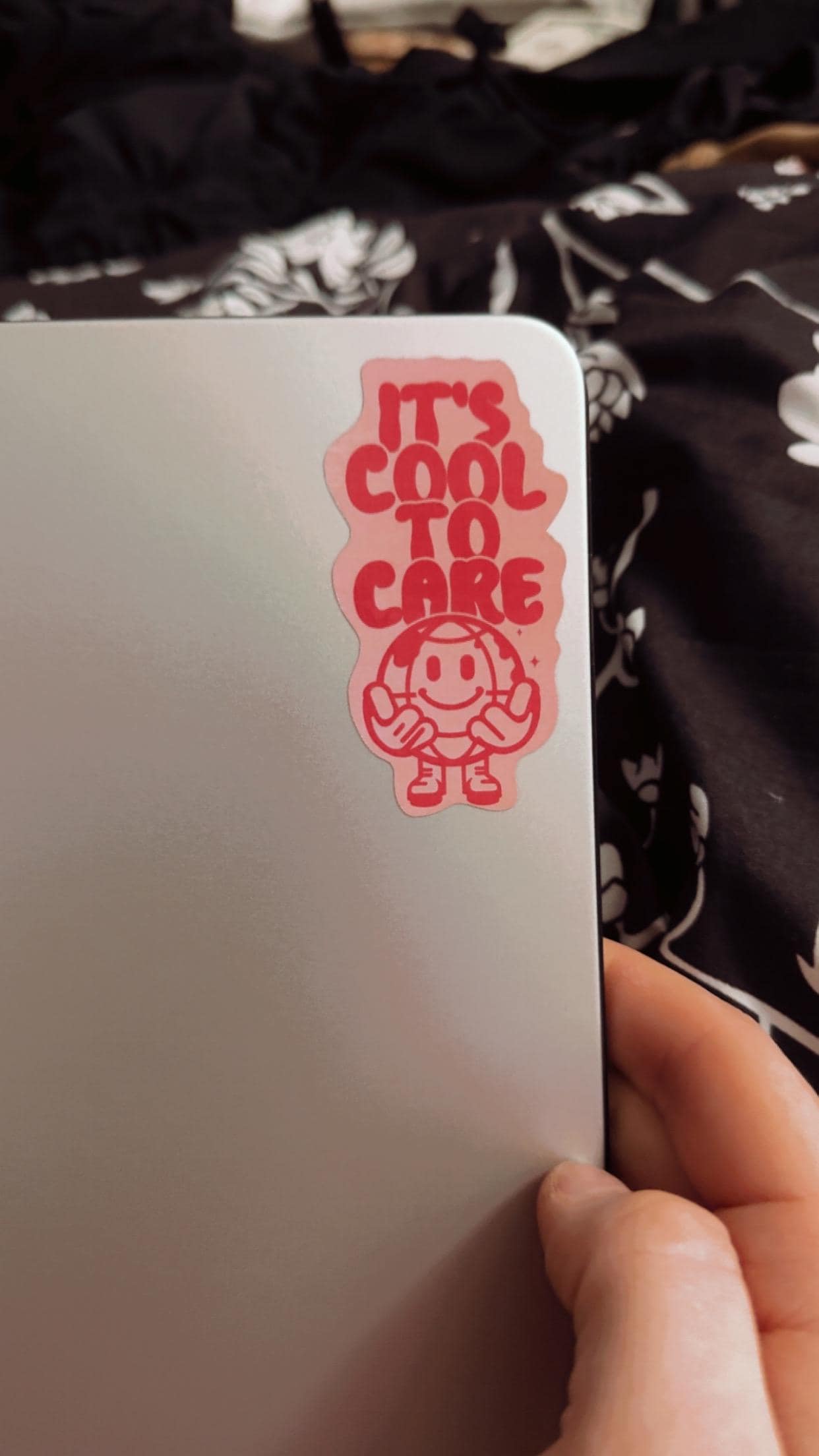 It&#39;s Cool to Care Sticker | Save the Planet | Earth Day Fun Stuff | Encouragement Decal | Laptop Sticker | Water Bottle Decal