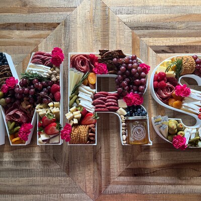 Fillable Letters Numbers Trays for Charcuteries Candies Sweets - Etsy