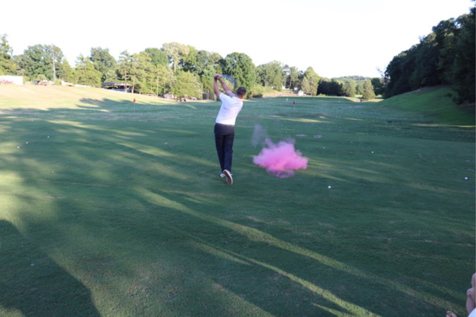 Golf Ball Powder & Confetti Gender Reveal Golf Ball in Pink or Blue