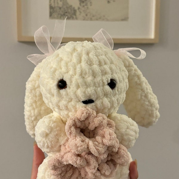Crochet Flower Bunny Crochet Pattern - Etsy