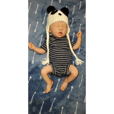 Panda Earflap Hat