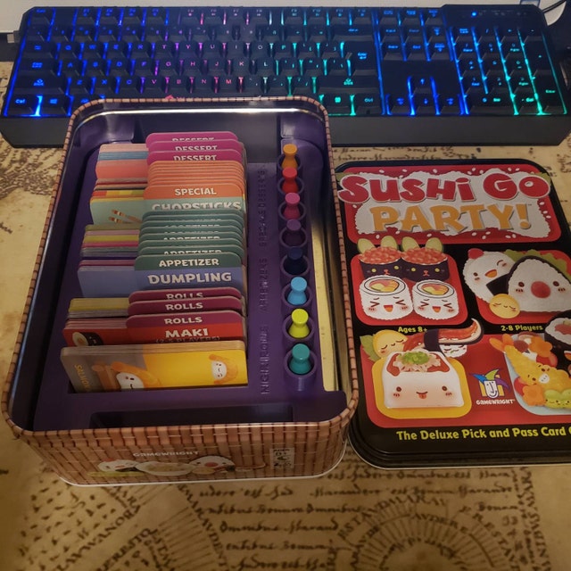 Sushi Go Party! Game Organizer Insert | ALL Versions, Sleeved or Unsleeved  Cards | Fits All Promo Cards - Etsy