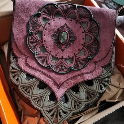 Talisman Leather Belt Bag - Turquoise Stone