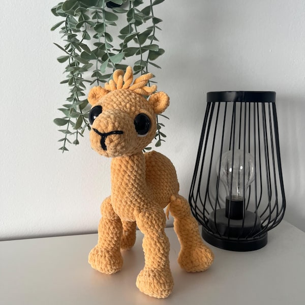 Camel Crochet Sweater