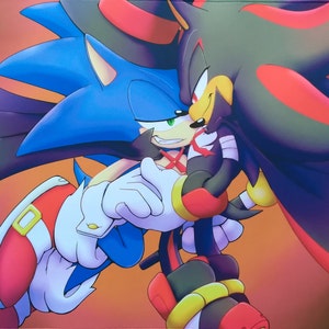 Playmat Sonic Shadow Hedgehog Halloween Vampire Playmat 