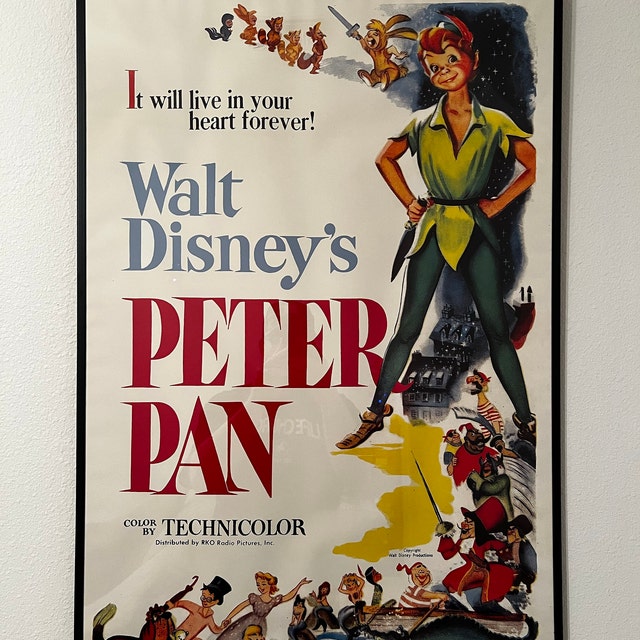 ★非売品★ディズニー・フェスティバル - ピーター・パン ポスター 1976年製 ピーターパンのポスター ビンテージディズニー映画のポスター