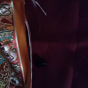 7 colors Two Sides Floral Jacquard Satin Fabric, 59“Wide  Rhododendron Chinese Antique Satin Cosplay Costumes, Sell by the meter