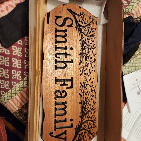 Custom Wood Signs, Outdoor Wooden Sign, Personalized Sign, Carved Wood ...