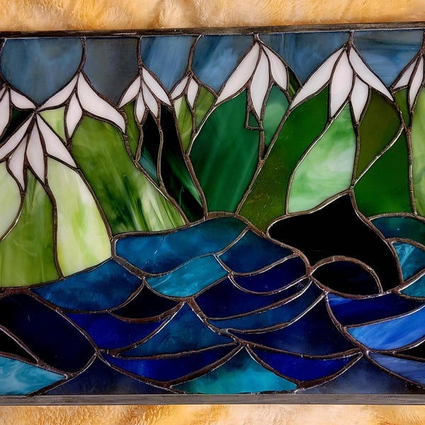 Picture of High Quality Clear Textured Glass Mosaic Pieces - Etsy