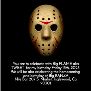 We invite everyone to participate in the HALLOWEEN FRIDAY 13TH