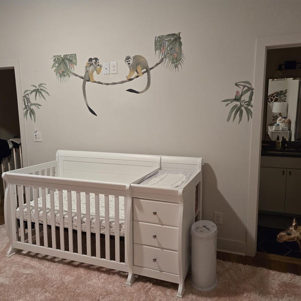 Safari Animals Fabric Wall Stickers: Life-size Jungle Nursery Decals - Etsy