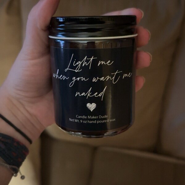 Custom Candle, Blank Label Candle, Soy Candle, Create Your Own Candle ...