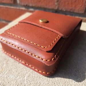 Leather Small Belt Pouch | Leather Belt Wallet | Mini Card