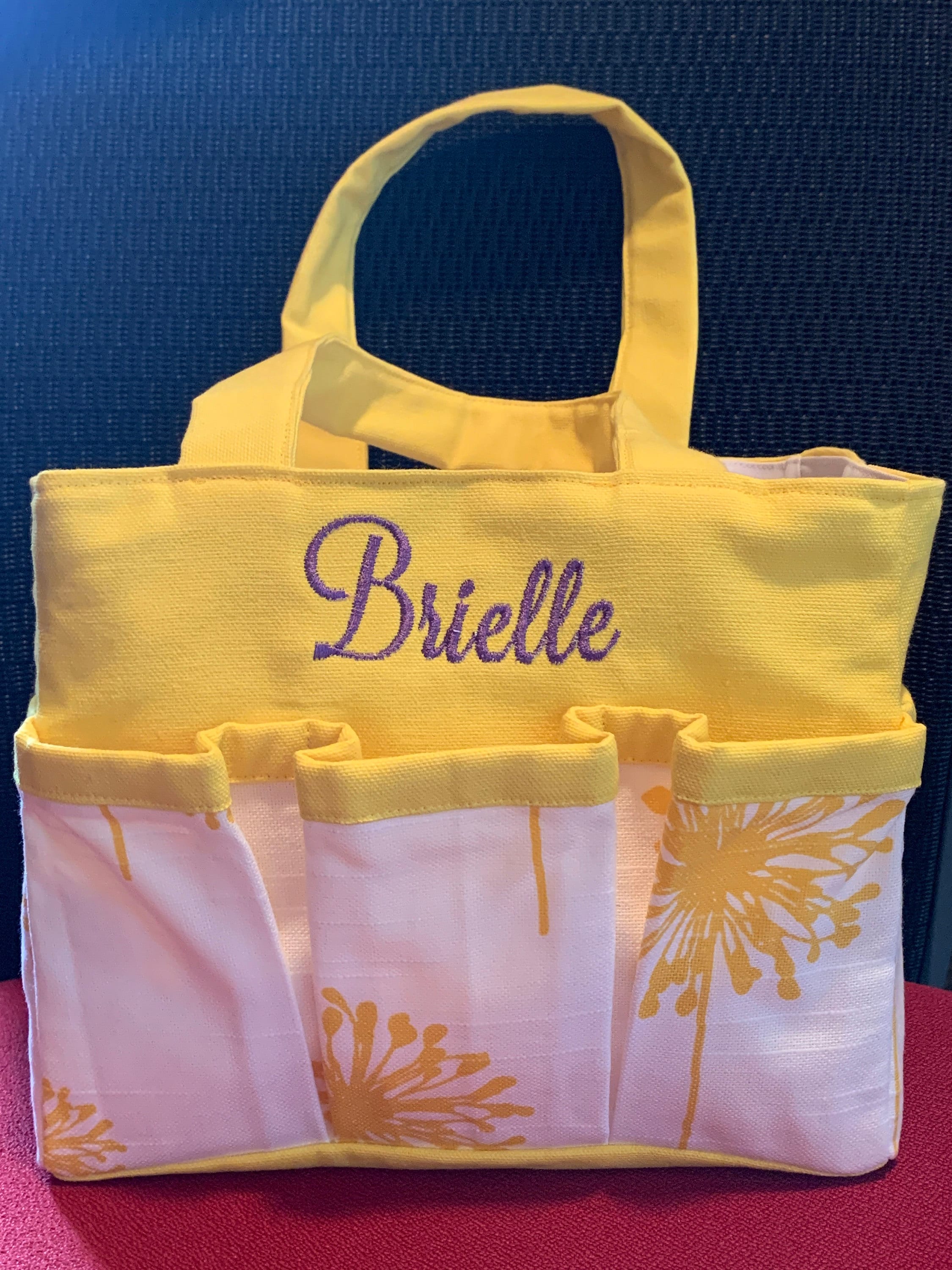 Shower caddy personalized, Dandelion waterproof storage tote bag, College dorm storage organizer