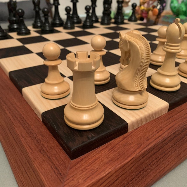 Wooden Chess Board Only Solid Rosewood Wenge Chestnut 