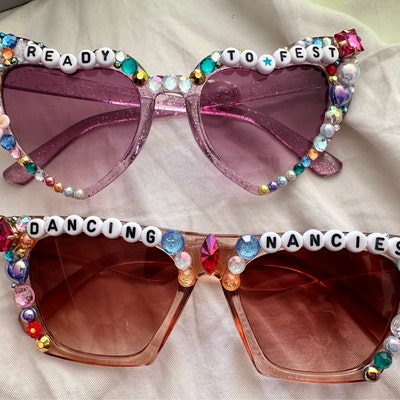 Mardi Gras Sunglasses/carnival/fat Tuesday Bedazzled Sunglasses ...