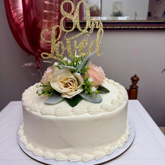 Lot 20 Décorations Gâteau Anniversaire 80 Ans Dorées - Bougies, Ballons Et Accessoires Pour Homme Et Femme