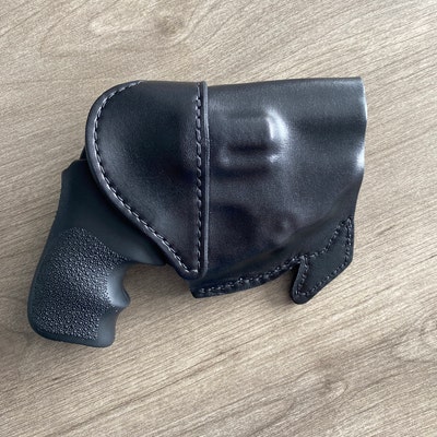 J&J Custom Premium Leather 45 Cal Single Stack Magazine Carrier With Belt Clip