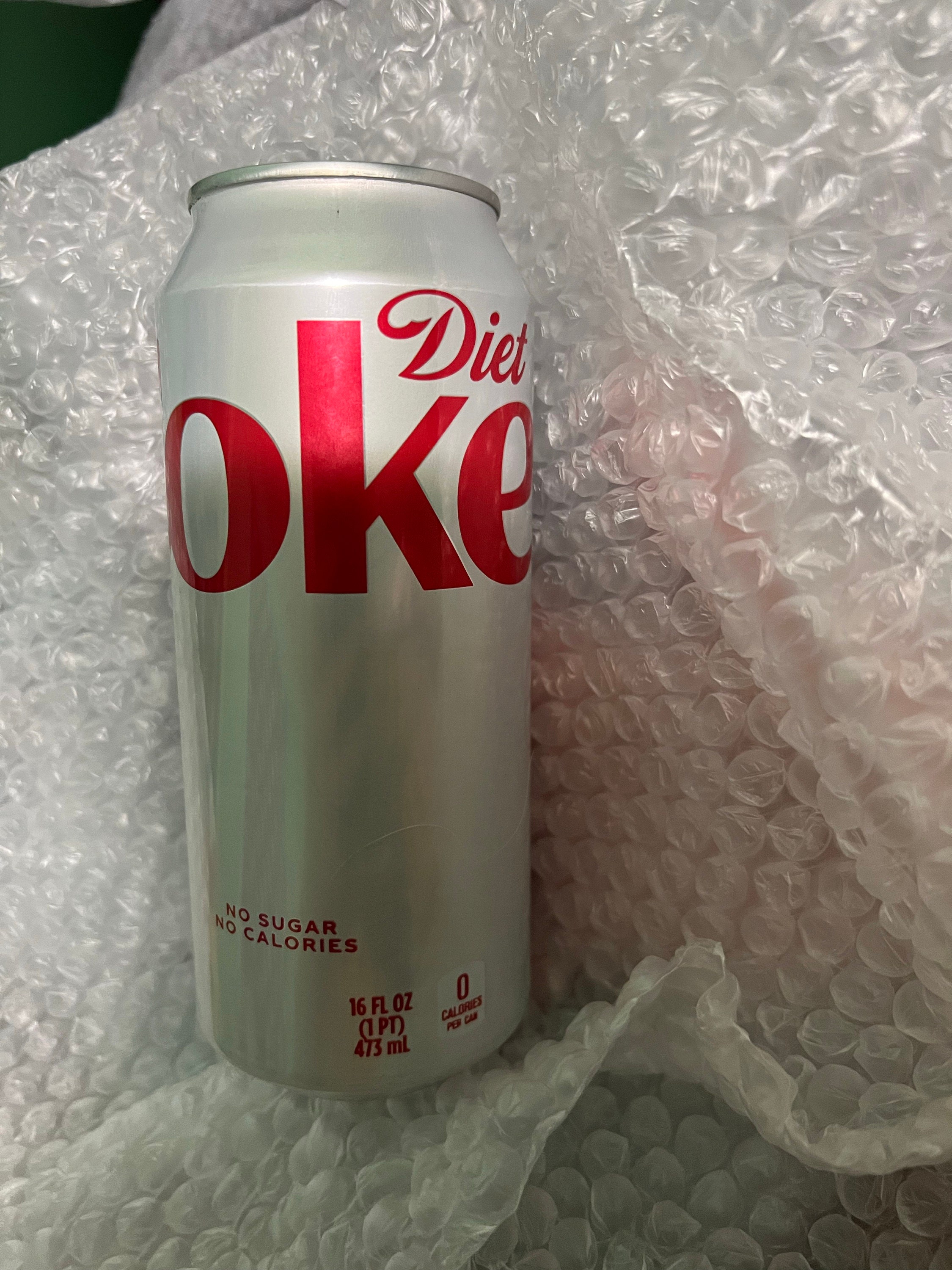 Diet Coke Soy Candle - Hand Poured Diet Coca Cola Soda Can Candle - Custom Scented Soda Pop Candle