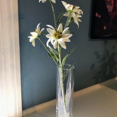 Beautiful Silk Edelweiss Flower Bouquet - Etsy