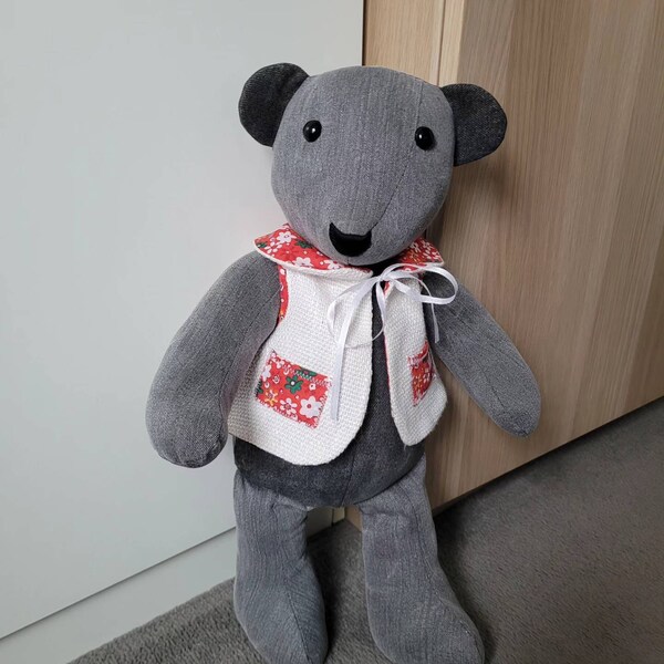 Memory Bear Sewing Pattern With Video Tutorial (PDF Pattern) - Etsy