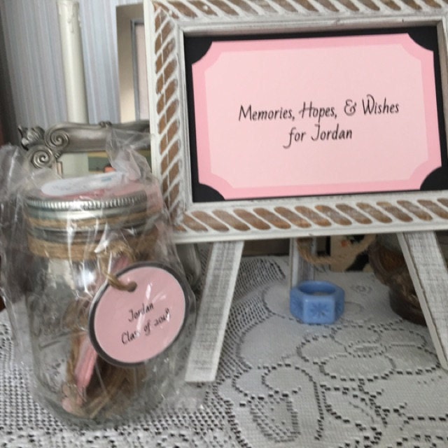 Message Filled Wish Jar Party Baby Shower Bridal Shower Etsy