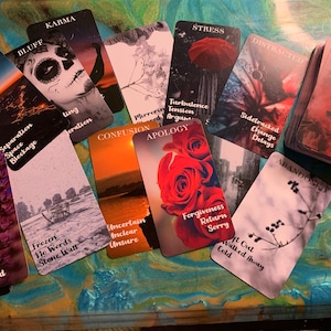 Love Oracle Cards of Eden - Oracle Cards Decks with Manual, Intuitive Messages for Love, Twin Flames & Soulmates, Queer & Black Oracle Deck