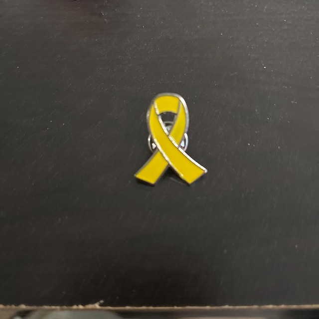 9 PCS Yellow Ribbon Pin Set – Bring Them Home & Mental Health Awareness | Zinc Alloy Charity Badge