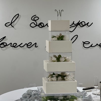 Cake Riser Clear Clear Cake Stand Cake Pedestal Acrylic Acrylic Wedding ...