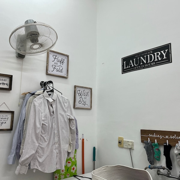 Laundry Metal Wall Art / Laundry Wall Decor / Metal Wall Decor / Home ...